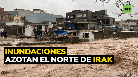 Fuertes lluvias provocan inundaciones en el norte de Irak