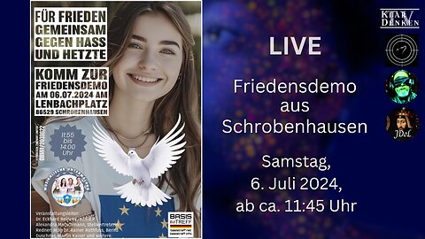 🔴💥LIVE | Friedensdemo aus Schrobenhausen💥