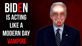 VAMPIRE-biden Blocking Sun & Destroying Earth. We have to stop this .SHARE