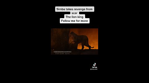 Simbha takes revenge from Scar , The Lion King