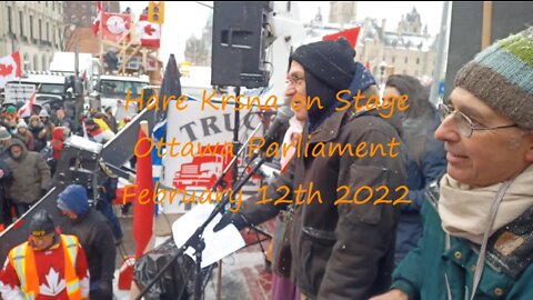 Hare Krsna Speech at Ottawa Parliament 2022/02/12