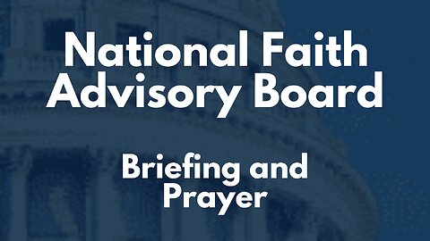 National Faith Advisory Board Call