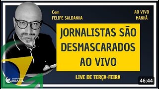 JORNALISTAS SÃO DESMASCARADOS AO VIVO