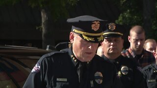 Arvada Police Chief Link Strate identifies fallen officer