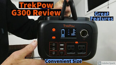 TrekPow G300/350w Portable Power Station Review