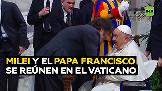 Milei y el papa Francisco se reúnen por primera vez en el Vaticano