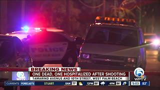 1 dead, 1 hospitalized in West Palm Beach shooting