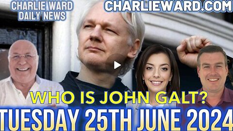 CHARLIE WARD DAILY NEWS BRIEF-JULIAN ASSANGE RELEASED FROM PRISON TY JGANON, SGANON