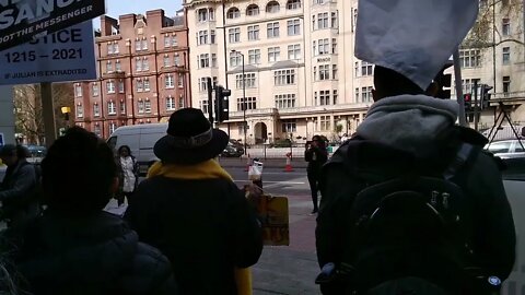 Assange Protest Outside Westminster Magistrates Court