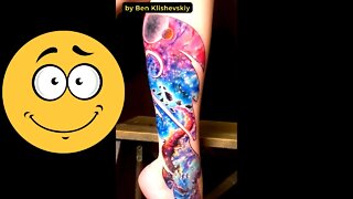 Stunning tattoo by Ben Klishevskiy #shorts #tattoos #inked #youtubeshorts