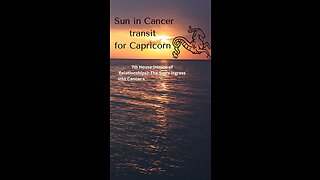 CAPRICORN ♑️ : Sun’s transit in Cancer (what does it mean for you) #capricorn #transit #tarotary