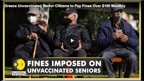 Unvaccinated elderly Greeks being fined