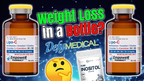 Lipo-C - Weight Loss in a Bottle? L-Carnitine, Inositol, Choline, Methionine, Chloride, B1 & B5!