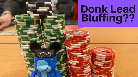 DONK LEAD BLUFFING THE RIVER - Kyle Fischl Poker Vlog Ep 73