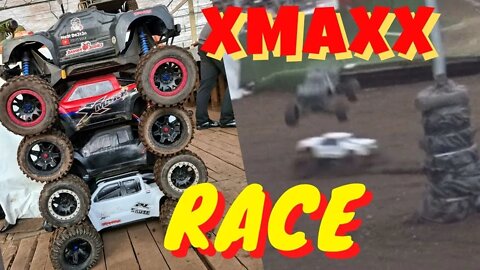 Xmaxx RACE, COLLISIONS, JUMPS