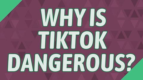 TikTok is a GROOMING app!