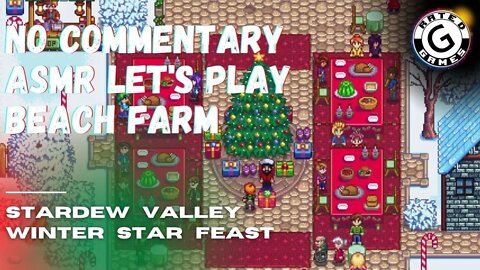 Stardew Valley No Commentary - Family Friendly Lets Play on Nintendo Switch - Winter Star Feast