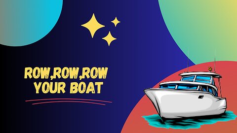 Row,ROW,Row Your boat|Baby Rhymes