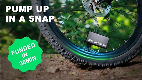 MINI PUMP, World's Lightest Tire Inflator Pump Up In A Snap