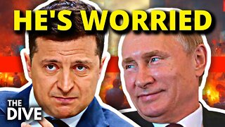 zelensky freaking out, putin wins big