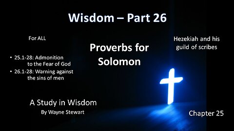 Wisdom - Part 26