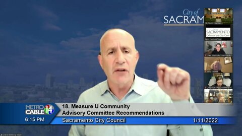 Mayor Steinberg gets upset - Sacramento City Council Jan 11, 2022 / measure U & homeless issues