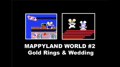 Mappy-Land (NES) World #2 PERFECT Walkthrough Guide: No Hit Speed Run with 86,000 points