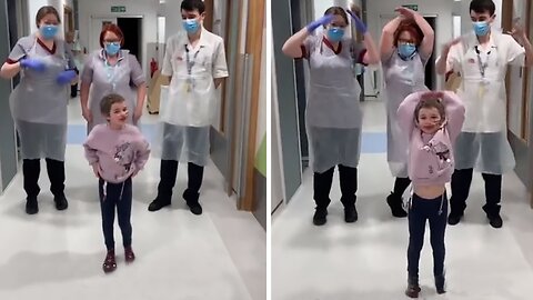 Brave Cancer Patient Shares Heartwarming Dance With Her Nurses