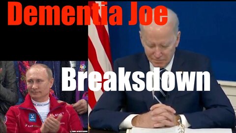 #Dementia Joe Breaks Down at End of Presser- Who is Accountable