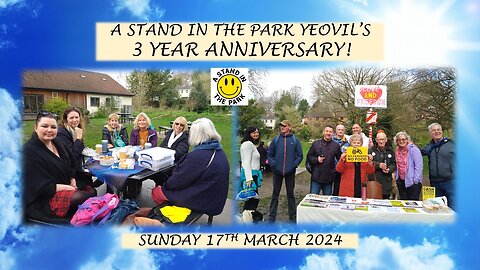 Stand in the Park Yeovil's 3 Year Anniversary!