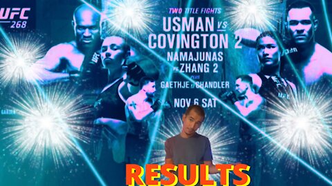 UFC 268 Usman vs Covington 2 RESULTS