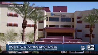 Valley seeing hospital staffing shortages