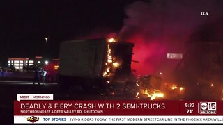 Deadly crash shuts down I-17 at Deer Valley Road