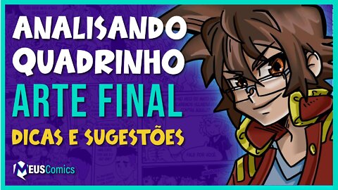 Analisando Quadrinho | Arte final | Dicas e Sugestões