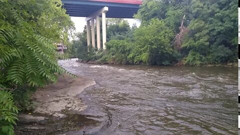 Cuyahoga River at Cuyahoga Falls September 13 2020