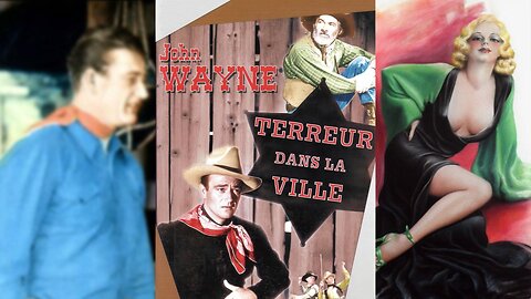 TERREUR DANS LA VILLE (1934) John Wayne, Verna Hillie et 'Gabby' Hayes | Romance, Western | COLORISÉ