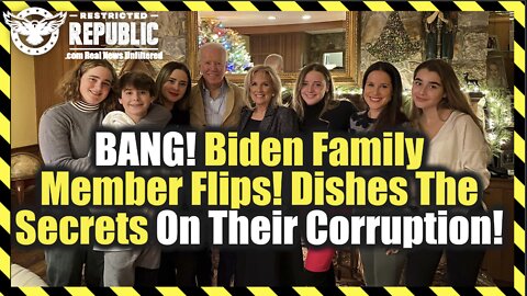 Bang! Biden Family Member Flips! Dishes The Secrets On Their Corruption!