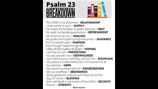 Psalm 23 - The Breakdown