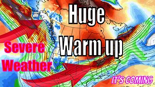 Severe Weather Coming After Arctic Blast! & A Big Warm Up!