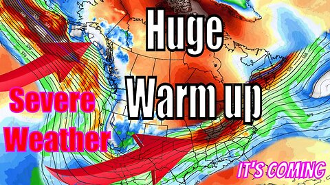 Severe Weather Coming After Arctic Blast! & A Big Warm Up!
