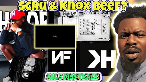Not the reactors beefing too!! Scru Face Jean vs. Knox Hill (All 5 Tracks)| Reaction Live