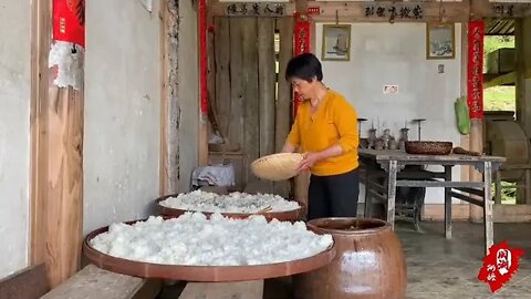Ancestral instruments for 50 years, ancient method of brewing rice wine!!7