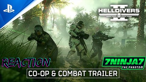 Helldivers 2 - Co-op and Combat Trailer reaction