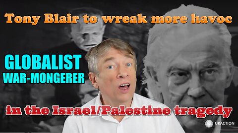 Tony Blair, is off to wreak more havoc in the Israel/Palestine tragedy.