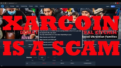 XARCOIN IS A SCAM