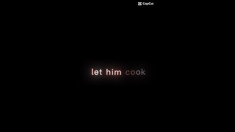 Let him cook now ￼