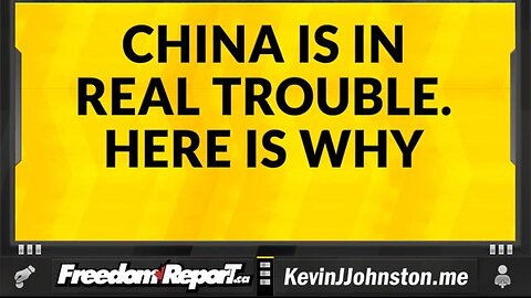 CHINA IS IN REAL TROUBLE. HERE IS WHY