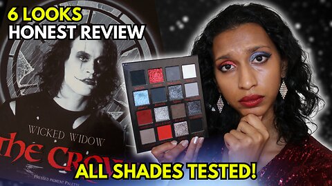 UNBIASED Review of Wicked Widow THE CROW - 6 Looks & Swatches