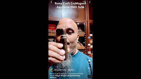 Roma Craft CroMagnon Aquitaine EMH 5x56 Gordo #Cigar #Cigars #CigaroftheDay #Shorts