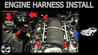 LS Swap 21 - Routing And Mounting The Engine Wiring Harness